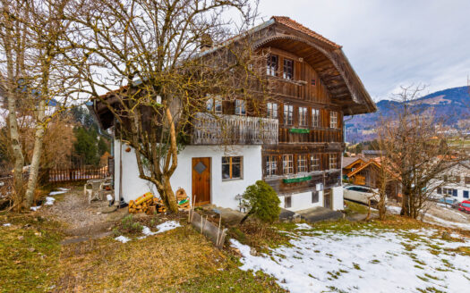 Charmey – Maison villageoise de caractère avec grand jardin
