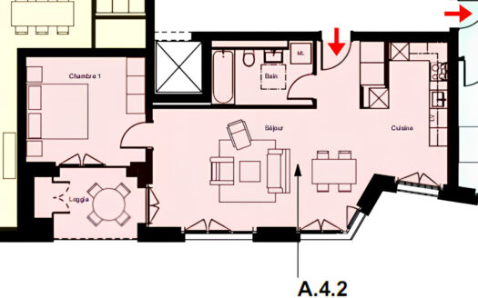 La Tour-de-Trême – Wunderschöne 2,5-Zimmer-Wohnung zu vermieten