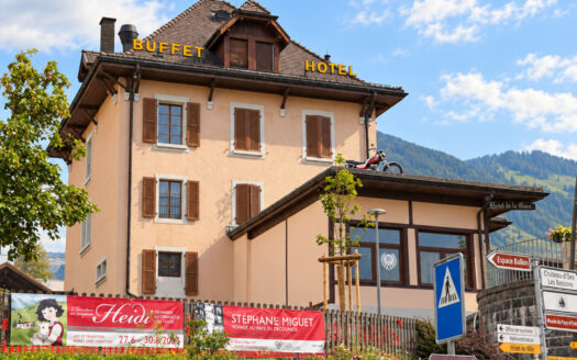 Magnifique restaurant au cœur de Château-d’Œx – Buffet de la Gare
